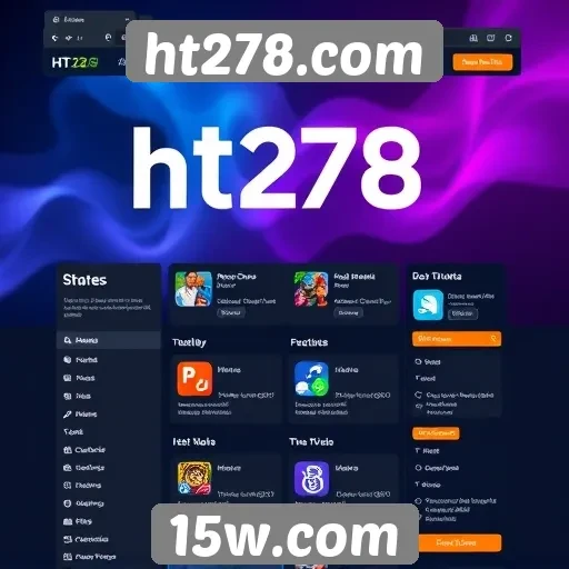 Interface do ht278.com é otimizada para melhor usabilidade